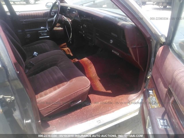 1G1BU54E7LA110695 - 1990 CHEVROLET CAPRICE CLASSIC BROUGHAM 灰色 照片 5