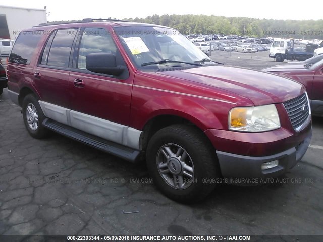 1FMPU15L64LA08082 - 2004 FORD EXPEDITION XLT წითელი ფოტო 1