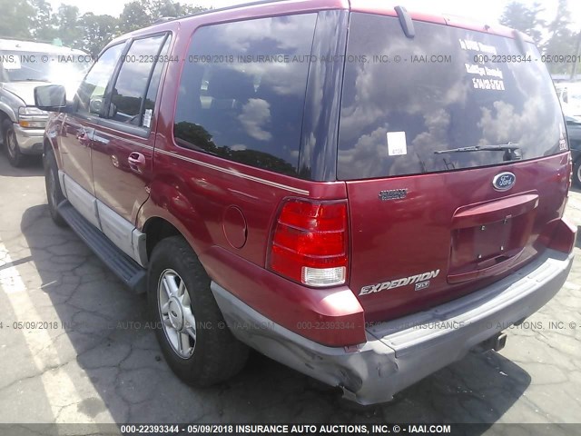 1FMPU15L64LA08082 - 2004 FORD EXPEDITION XLT RED photo 3