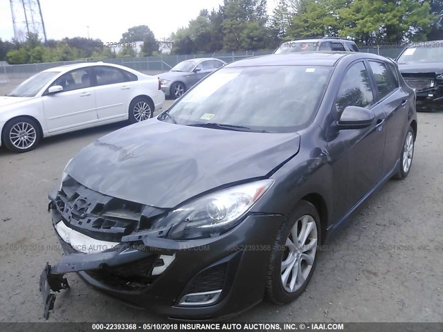 JM1BL1H56A1313054 - 2010 MAZDA 3 S GRAY photo 2