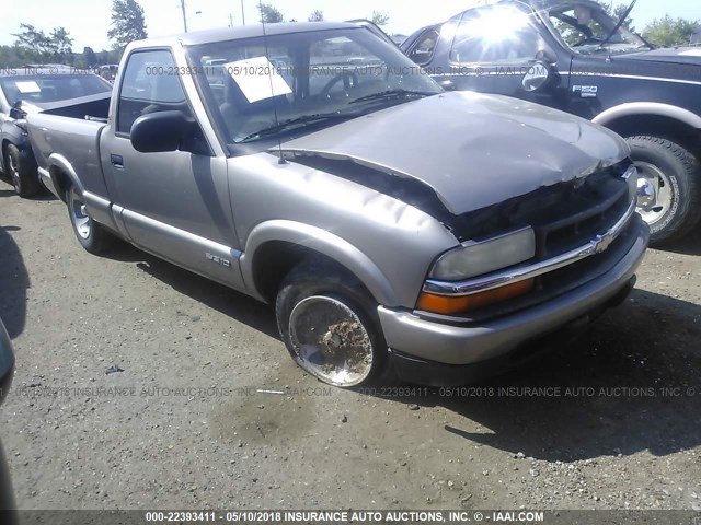 1GCCS14H938205450 - 2003 CHEVROLET S TRUCK S10 GRAY photo 1