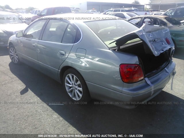 JT8BD69S620162298 - 2002 LEXUS GS 300 GRAY photo 3