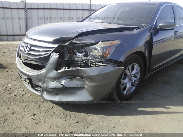 1HGCP2F43CA146830 - 2012 HONDA ACCORD LXP GRAY photo 6