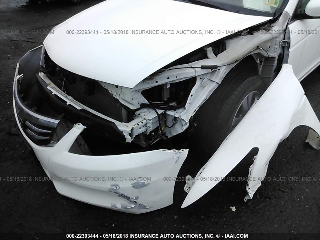 1HGCP2F43CA115187 - 2012 HONDA ACCORD LXP WHITE photo 6