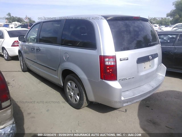 1D8HN44HX8B183825 - 2008 DODGE GRAND CARAVAN SE GRAY photo 3