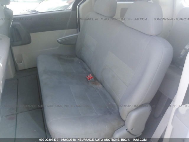 1D8HN44HX8B183825 - 2008 DODGE GRAND CARAVAN SE GRAY photo 8