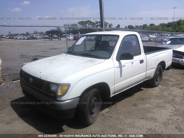 4TAUN41BXSZ016100 - 1995 TOYOTA TACOMA WHITE photo 2