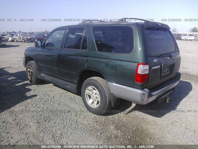 JT3GM84R4X0044088 - 1999 TOYOTA 4RUNNER GREEN photo 3