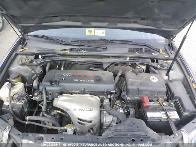 4T1BE30KX5U596551 - 2005 TOYOTA CAMRY LE/XLE/SE ნაცრისფერი ფოტო 10