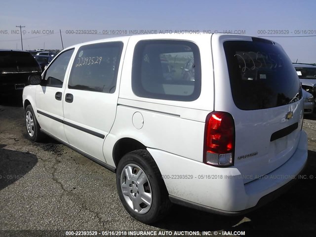 1GBDV13157D147435 - 2007 CHEVROLET UPLANDER INCOMPLETE 白色 照片 3
