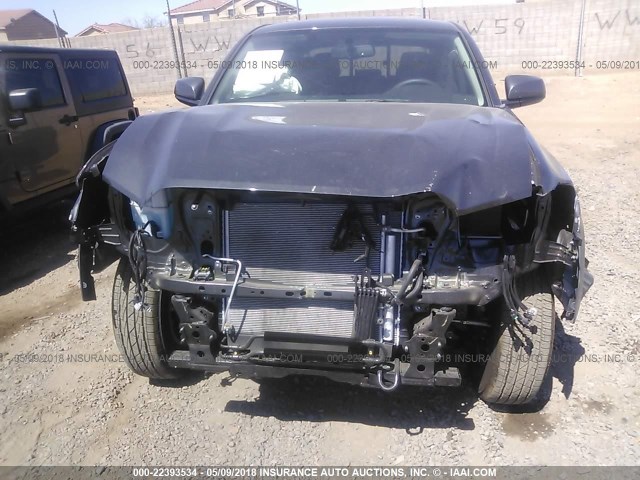 3TMAZ5CN9HM049222 - 2017 TOYOTA TACOMA DOUBLE CAB/SR5/TRD SPORT/ GRAY photo 6