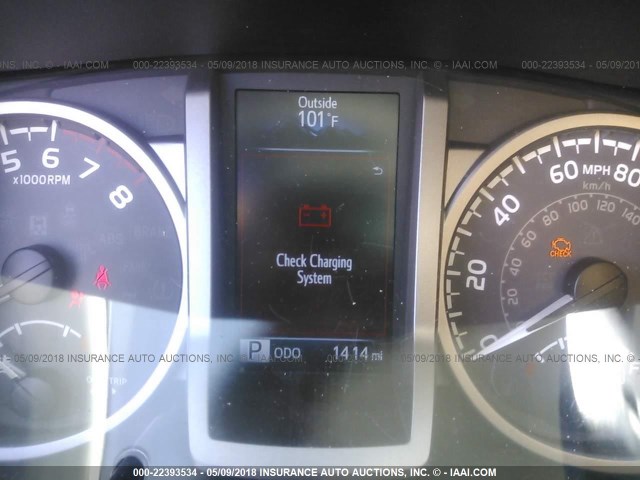 3TMAZ5CN9HM049222 - 2017 TOYOTA TACOMA DOUBLE CAB/SR5/TRD SPORT/ GRAY photo 7