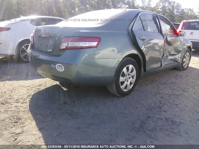4T1BF3EK5AU540016 - 2010 TOYOTA CAMRY SE/LE/XLE 绿色 照片 4