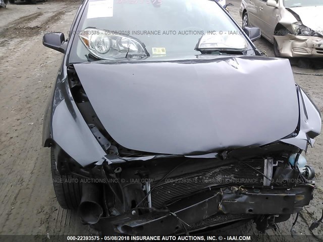 1G1ZE5E76AF248272 - 2010 CHEVROLET MALIBU LTZ ნაცრისფერი ფოტო 6