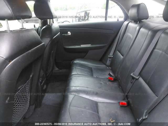 1G1ZE5E76AF248272 - 2010 CHEVROLET MALIBU LTZ ნაცრისფერი ფოტო 8