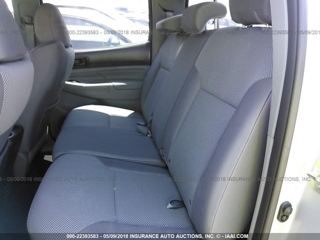 3TMJU4GN4DM145160 - 2013 TOYOTA TACOMA DOUBLE CAB PRERUNNER SILVER photo 8