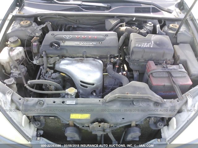 4T1BE32KX5U087251 - 2005 TOYOTA CAMRY LE/XLE/SE BLACK photo 10