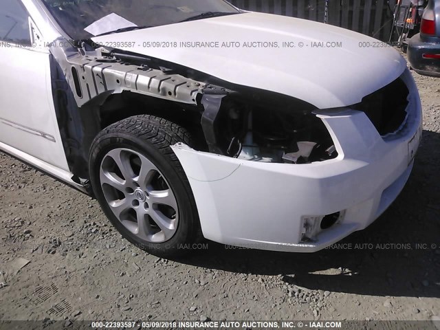 1N4BA41E48C801702 - 2008 NISSAN MAXIMA SE/SL WHITE photo 6