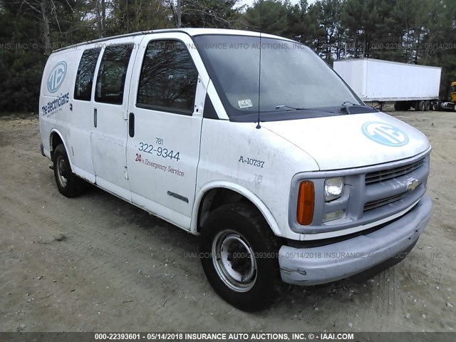 1GCHG35R211132504 - 2001 CHEVROLET EXPRESS G3500  YELLOW photo 1