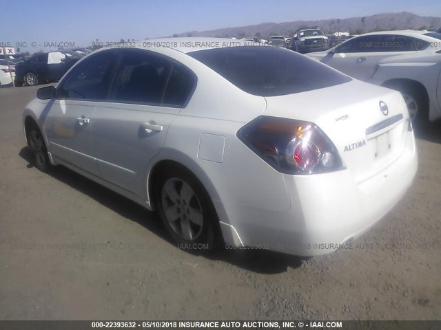 1N4AL21E97N467115 - 2007 NISSAN ALTIMA 2.5/2.5S WHITE photo 3