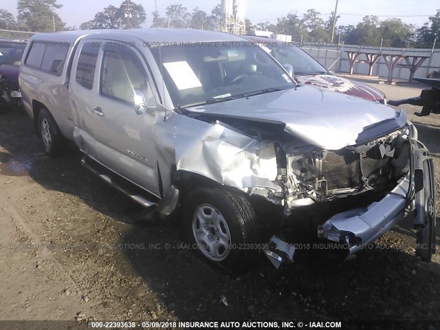 5TETX22N58Z482389 - 2008 TOYOTA TACOMA ACCESS CAB 银色 照片 1