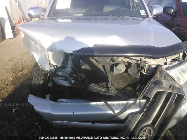 5TETX22N58Z482389 - 2008 TOYOTA TACOMA ACCESS CAB 银色 照片 10