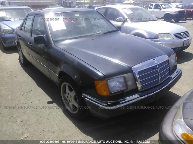 WDBEA34E4NB812731 - 1992 MERCEDES-BENZ 400 E BLACK photo 1