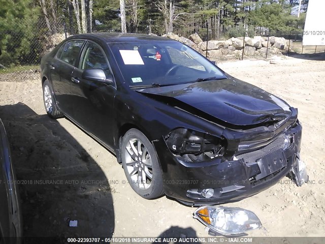 1G1ZE5E07CF230482 - 2012 CHEVROLET MALIBU LTZ BLACK photo 1