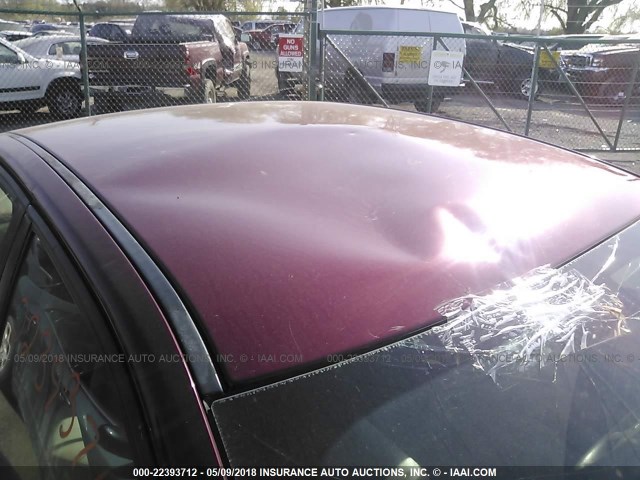 1G1ZT52855F133882 - 2005 CHEVROLET MALIBU LS MAROON photo 6