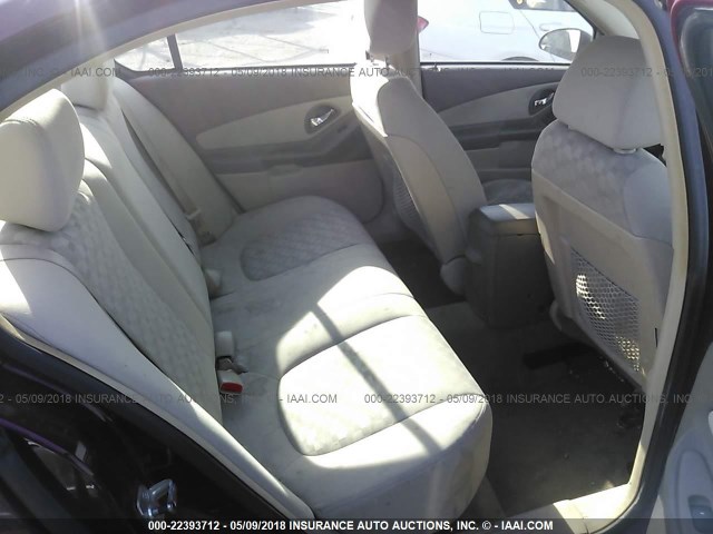 1G1ZT52855F133882 - 2005 CHEVROLET MALIBU LS MAROON photo 8