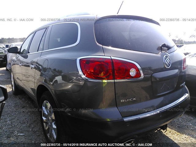 5GAKRCEDXBJ116820 - 2011 BUICK ENCLAVE CXL Marron photo 3
