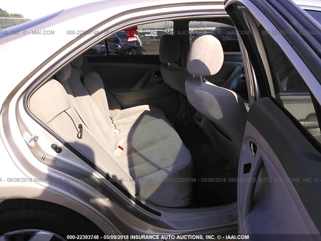4T1BE46K88U790027 - 2008 TOYOTA CAMRY CE/LE/XLE/SE TAN photo 8