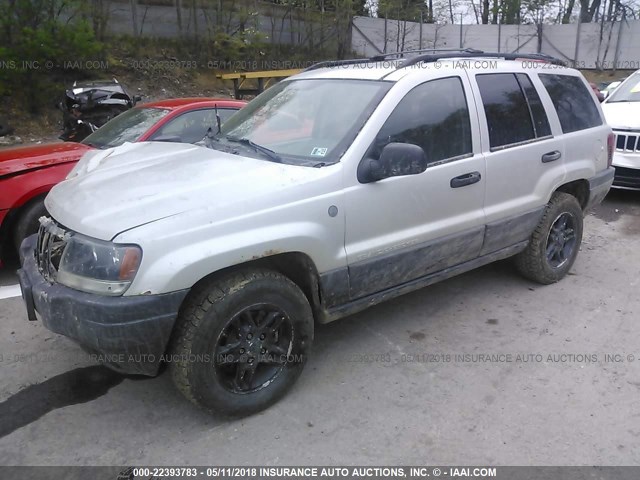 1J4GW48S14C369958 - 2004 JEEP GRAND CHEROKEE LAREDO/COLUMBIA/FREEDOM SILVER photo 2