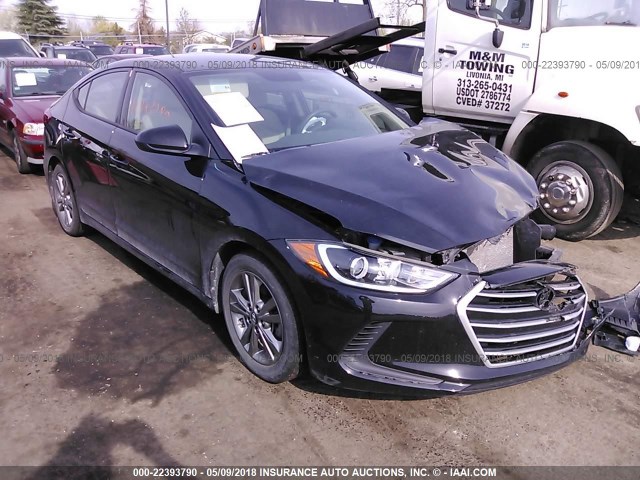 5NPD84LF6HH064902 - 2017 HYUNDAI ELANTRA SE/VALUE/LIMITED BLACK photo 1