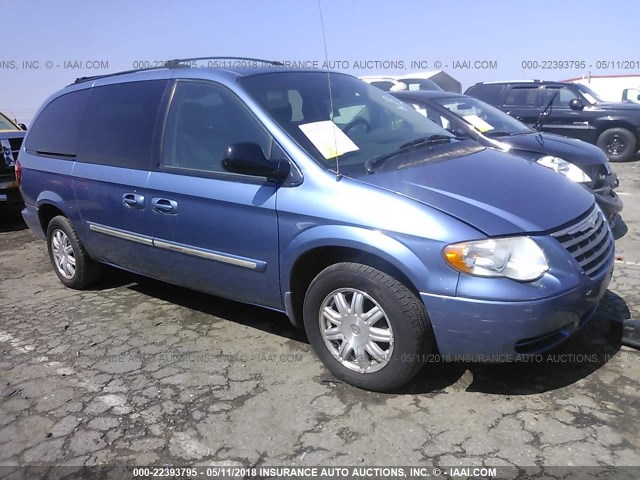 2A4GP54L47R249181 - 2007 CHRYSLER TOWN & COUNTRY TOURING BLUE photo 1