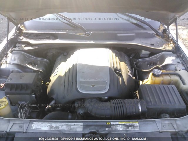 2C3KA63H97H785963 - 2007 CHRYSLER 300C GRAY photo 10