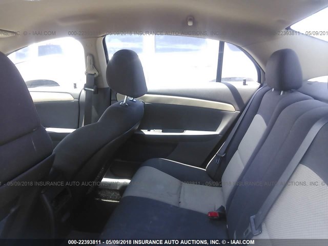 1G1ZB5E01CF266788 - 2012 CHEVROLET MALIBU LS GOLD photo 8