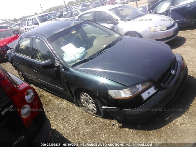 1HGCF86611A081335 - 2001 HONDA ACCORD VALUE GREEN photo 1