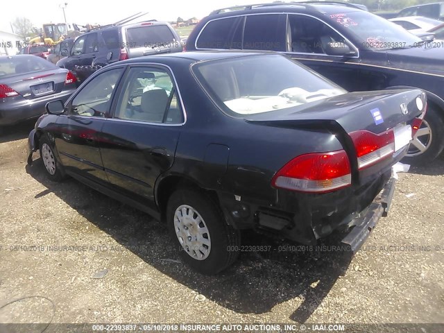 1HGCF86611A081335 - 2001 HONDA ACCORD VALUE GREEN photo 3