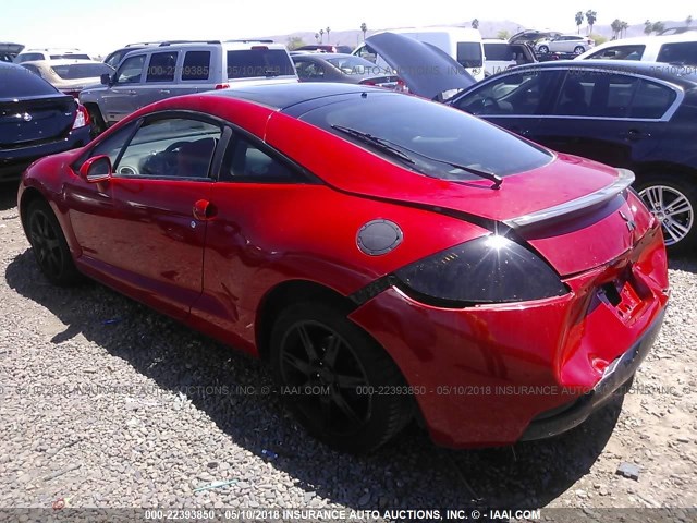 4A3AK34T56E005241 - 2006 MITSUBISHI ECLIPSE GT RED photo 3