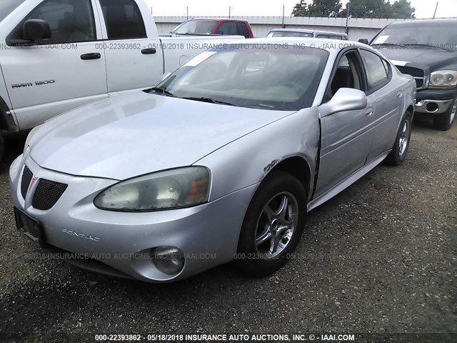 2G2WP522641139372 - 2004 PONTIAC GRAND PRIX GT SILVER photo 2