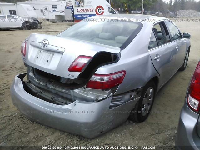 4T1BE46K39U884799 - 2009 TOYOTA CAMRY SE/LE/XLE SILVER photo 4