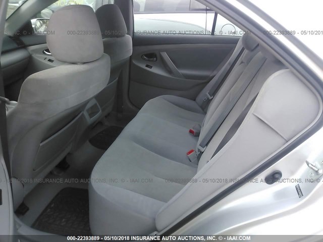 4T1BE46K39U884799 - 2009 TOYOTA CAMRY SE/LE/XLE SILVER photo 8
