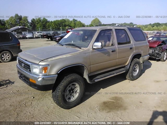 JT3VN39W8S8080155 - 1995 TOYOTA 4RUNNER VN39 SR5 BEIGE photo 2