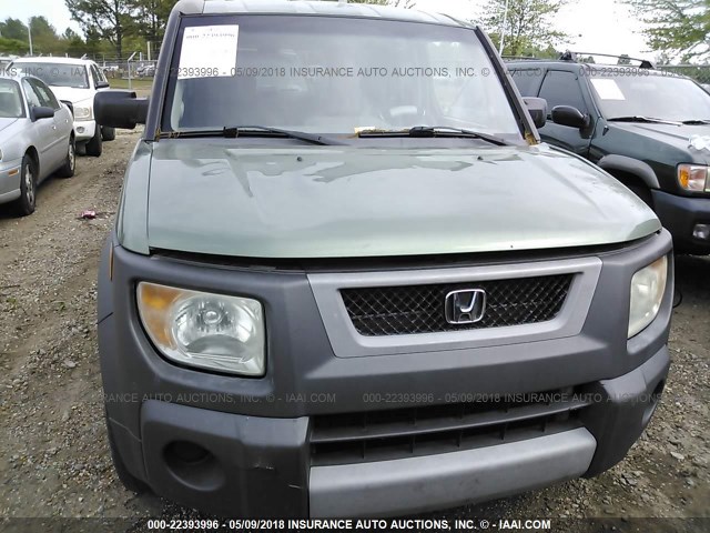 5J6YH18695L001318 - 2005 HONDA ELEMENT EX GREEN photo 6