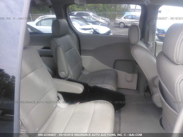 5N1BV28U64N328699 - 2004 NISSAN QUEST S/SE/SL GRAY photo 8