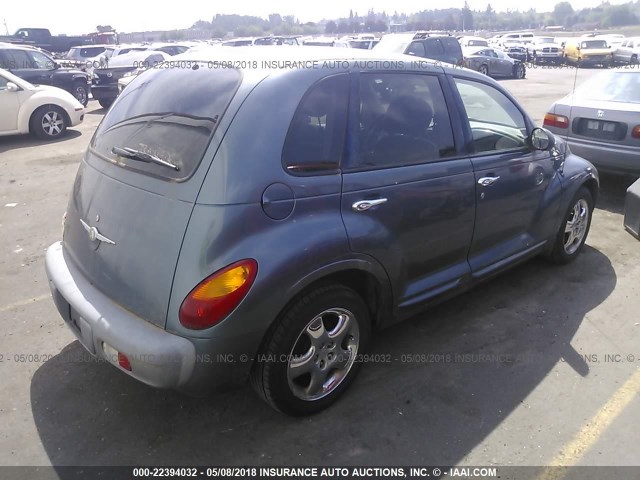 3C8FY68BX2T249096 - 2002 CHRYSLER PT CRUISER LIMITED/DREAM CRUISER BLUE photo 4