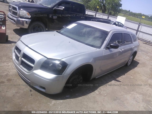 2D4FV48T45H622432 - 2005 DODGE MAGNUM SE SILVER photo 2