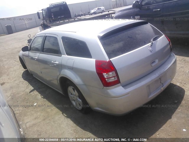 2D4FV48T45H622432 - 2005 DODGE MAGNUM SE SILVER photo 3