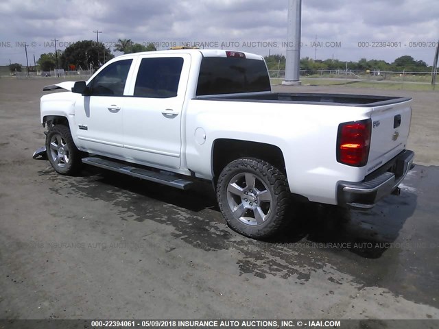 3GCPCREC5HG113219 - 2017 CHEVROLET SILVERADO C1500 LT WHITE photo 3